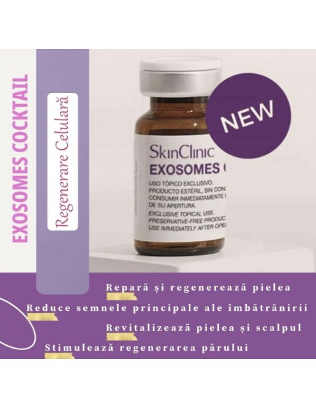 EXOSOMES Cocktail din Centella Asiatica SkinClinic  5x 5 ml.