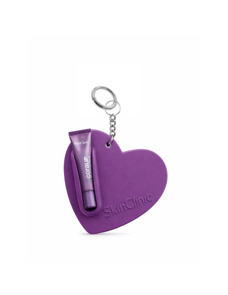 CORALIP + heart keychain